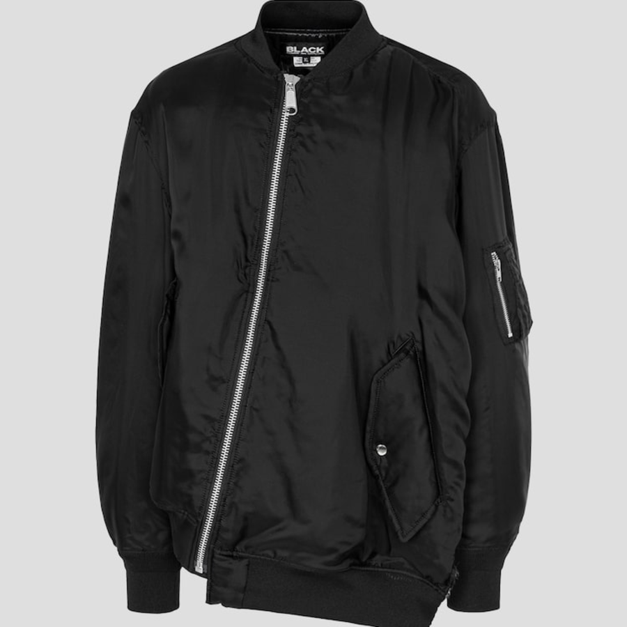 COMME DES GARÇONS BLACK (Unisex) Outside Cupra Taffeta Inside Polyes – Black