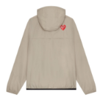 PLAY COMME DES GARÇONS (Unisex) K-Way Leon Half Zip Packable Anorak – Beige