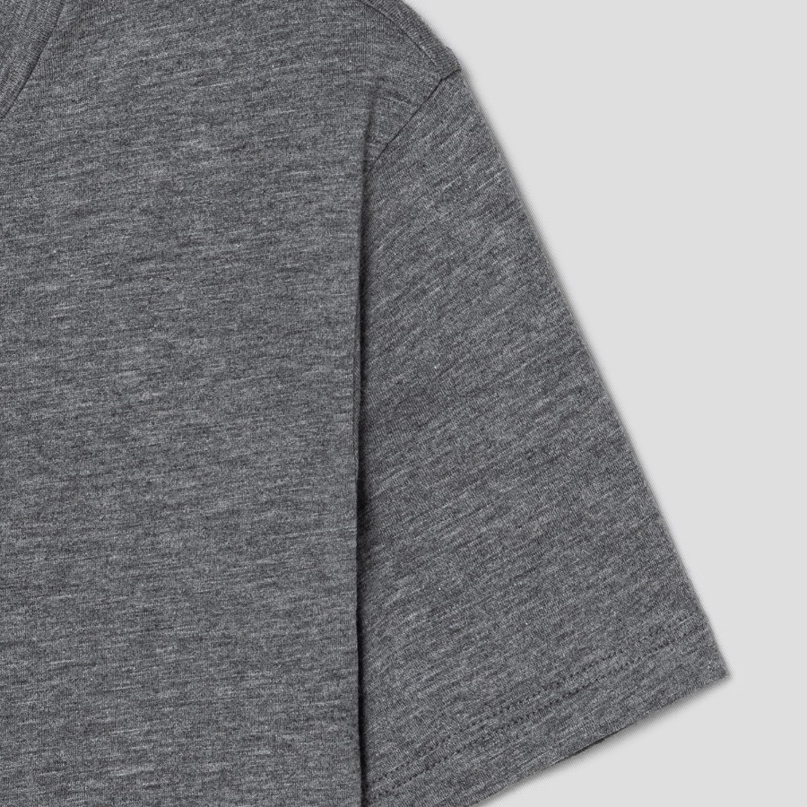 Theory Women Apex Cotton Tiny Tee - Melange Grey