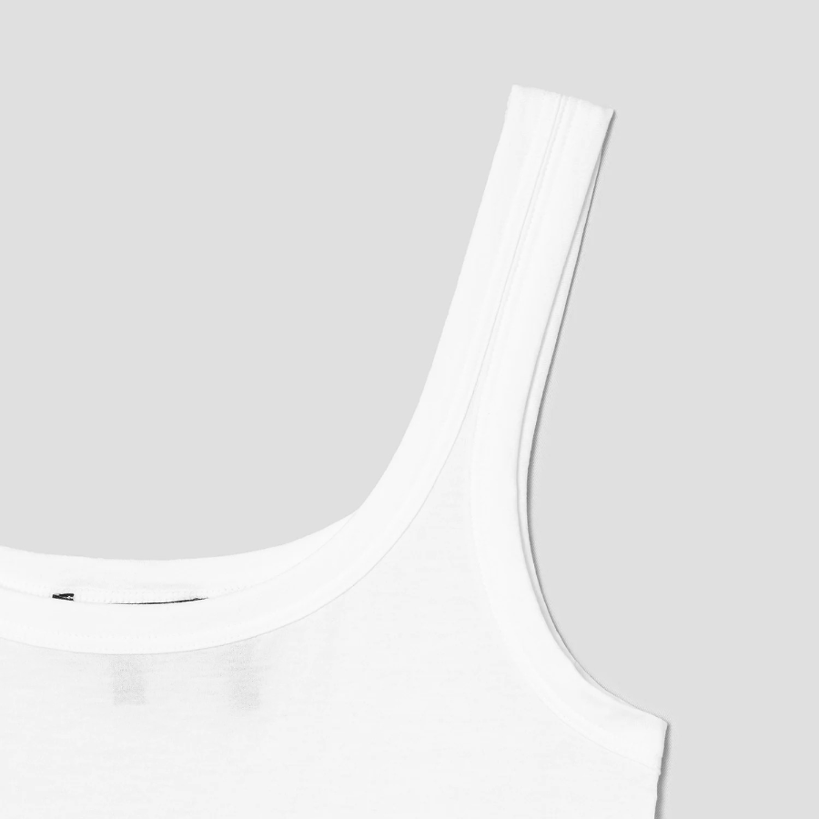 Theory Women Apex Cotton Bram Tank Top - White