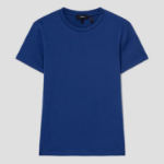 Theory Women Apex Cotton Tiny Tee - Sapphire