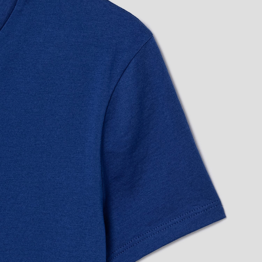 Theory Women Apex Cotton Tiny Tee - Sapphire