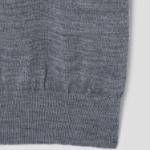 PLAY COMME DES GARÇONS (Unisex) Red Wappen Short Sleeve V-neck Cardigan – Grey