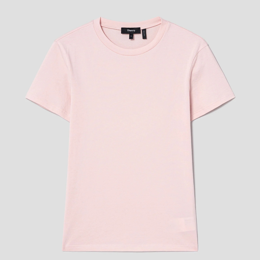 Theory Women Apex Cotton Tiny Tee - Blush