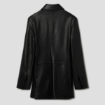 JACQUEMUS La Veste Tibau Cuir - Black