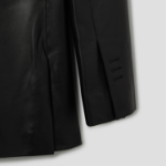 JACQUEMUS La Veste Tibau Cuir - Black