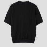 PLAY COMME DES GARÇONS (Unisex) Red Heart Wappen Short Sleeve Cardigan – Black