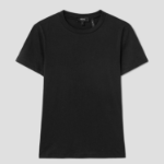 Theory Women Apex Cotton Tiny Tee - Black