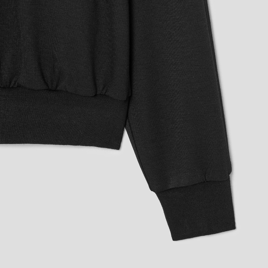 Theory Women Interlock Light Karenia Blouson Tee - Black