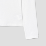 Theory Women Apex Cotton Long Sleeve Tiny Tee - White