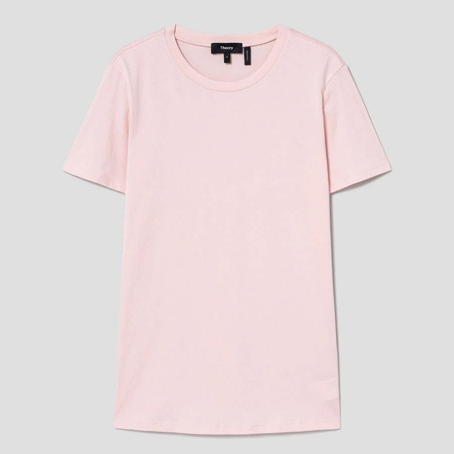Theory Women Apex Cotton Easy Tee - Blush