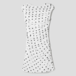 JACQUEMUS La Robe Rita - Print Dots Logo White/B