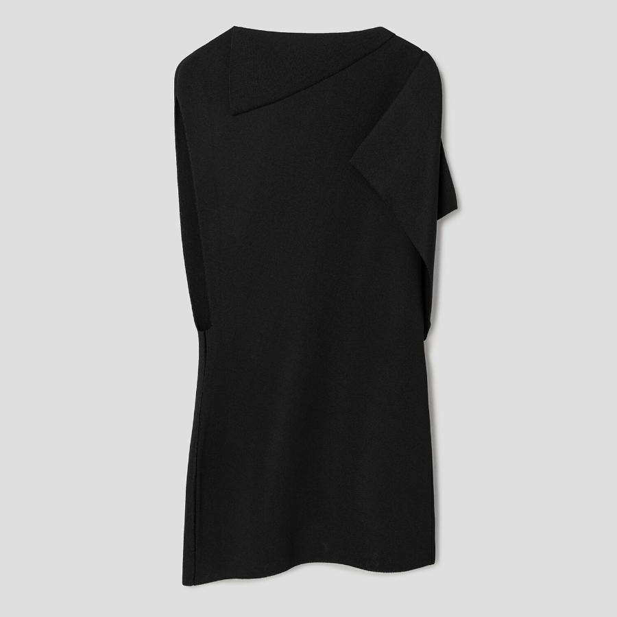 JACQUEMUS La Mini Robe Trapeze - Black