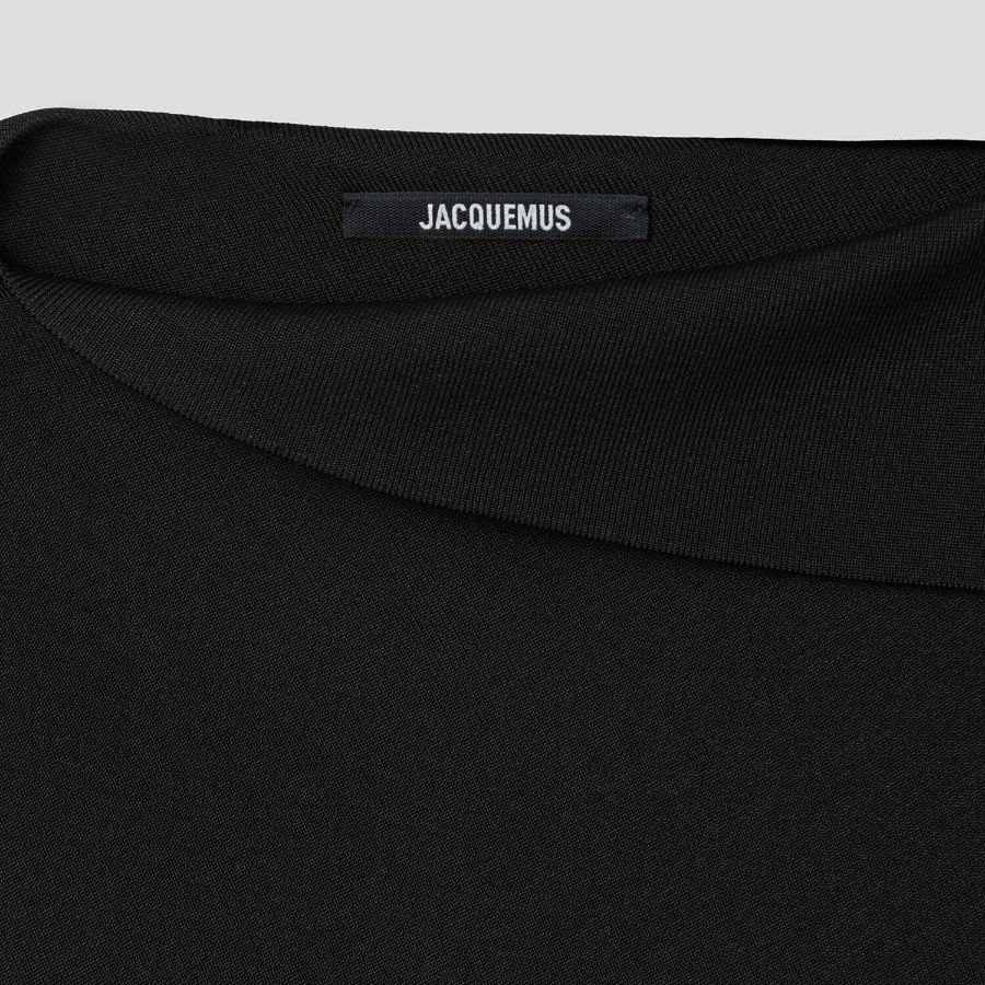 JACQUEMUS La Mini Robe Trapeze - Black