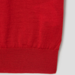 PLAY COMME DES GARÇONS (Unisex) Red Heart Wappen Short Sleeve Cardigan – Red