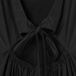 Theory Women Soft Lawn Vneck Open Back Dress - Black