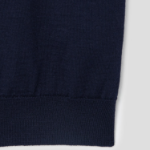 PLAY COMME DES GARÇONS (Unisex) Red Heart Wappen Short Sleeve Polo Knit – Navy