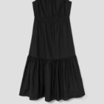 Theory Women Soft Lawn Gather Tiered Dress - Black