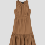 Theory Women Soft Lawn Gather Tiered Dress - Bronze