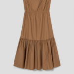 Theory Women Soft Lawn Gather Tiered Dress - Bronze