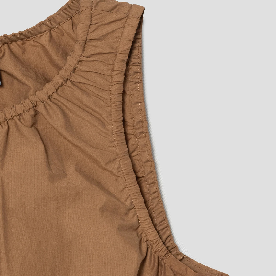 Theory Women Soft Lawn Gather Tiered Dress - Bronze