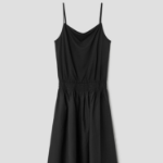 Theory Women Interlock Knit Smocked Pullon Dress - Black