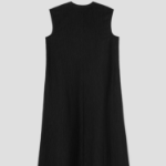 Theory Women Willow Crepe Sleeveless Henley Dress - Black