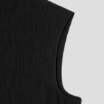 Theory Women Willow Crepe Sleeveless Henley Dress - Black