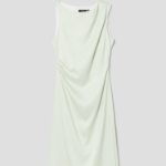 Theory Women Linen Viscose Shoulder Drape Dress - Aloe