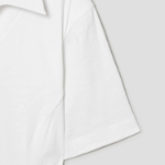 Theory Women White Crunch Slit Volume Dress - White