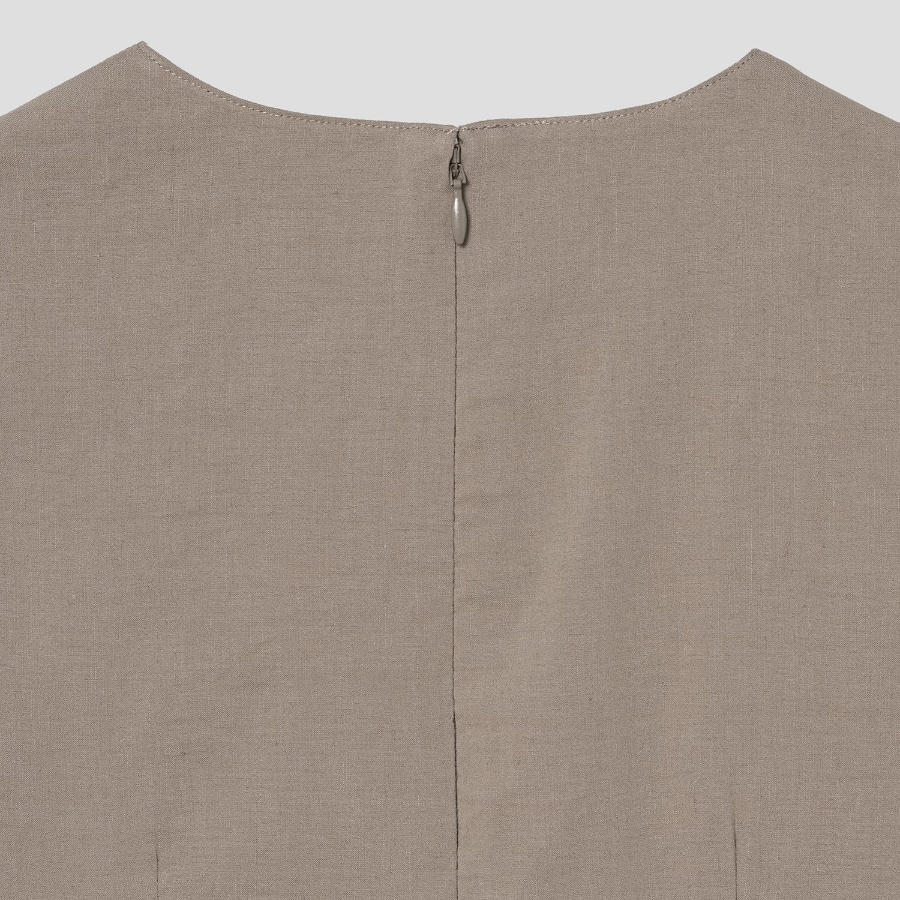 Theory Women Good Crunch Seam Crew Neck Dress - Soft Taupe