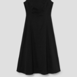 Theory Women Good Crunch Seam Crew Neck Dress - Black