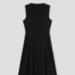 Theory Women Good Crunch Seam Crew Neck Dress - Black