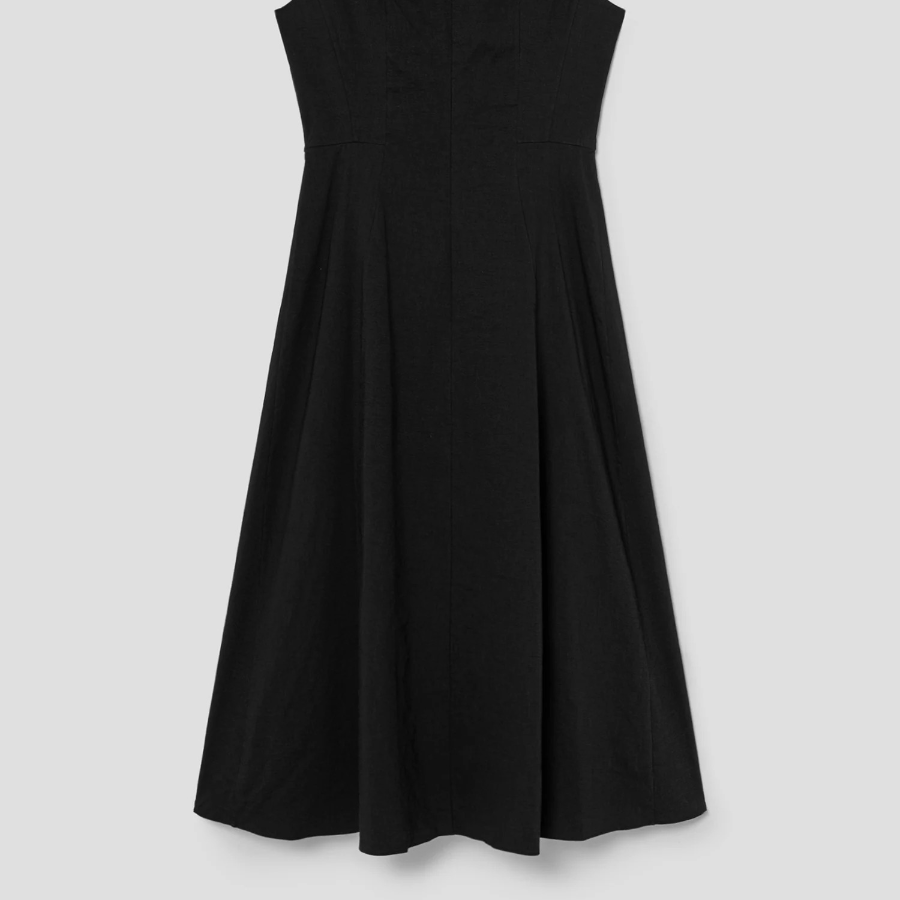 Theory Women Good Crunch Seam Crew Neck Dress - Black