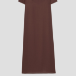Theory Women Poly Georgette Maxi Dress - Marron