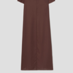 Theory Women Poly Georgette Maxi Dress - Marron