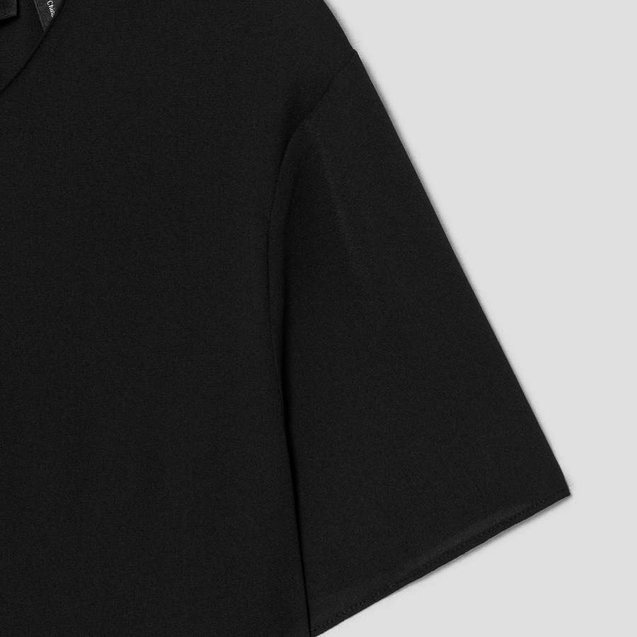 Theory Women Poly Georgette Maxi Dress - Black