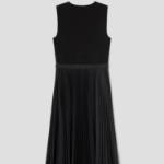 Theory Women Sleek Poplin Full Pleats Dress - Black