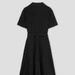 Theory Women Good Crunch Slit Volume Dress - Black