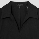 Theory Women Good Crunch Slit Volume Dress - Black