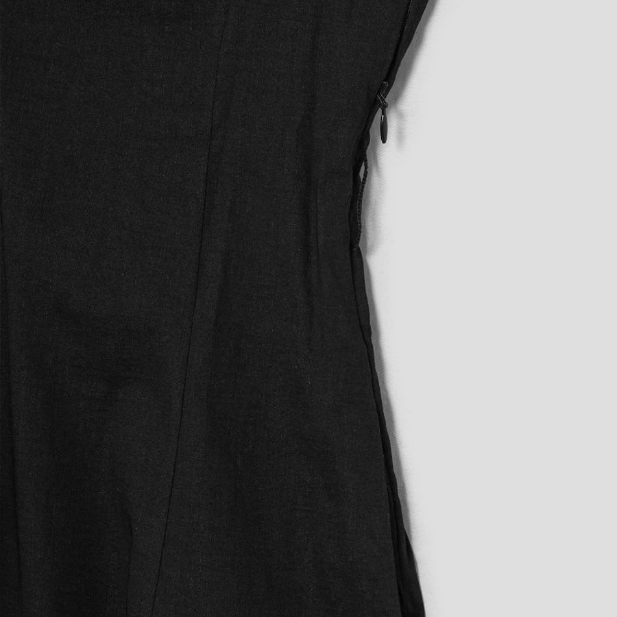 Theory Women Good Crunch Slit Volume Dress - Black