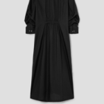 Theory Women Sleek Poplin Fixed Sleeve Dress - Black