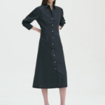 Theory Women Sleek Poplin Fixed Sleeve Dress - Black