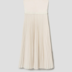 Theory Women Sleek Poplin Full Pleats Dress - White