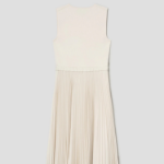 Theory Women Sleek Poplin Full Pleats Dress - White