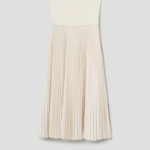 Theory Women Sleek Poplin Full Pleats Dress - White