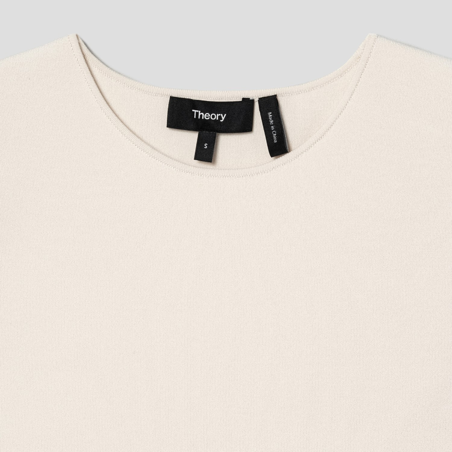 Theory Women Sleek Poplin Full Pleats Dress - White