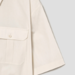 Theory Women Sleek Poplin Pleats Wrap Dress - Eggshell