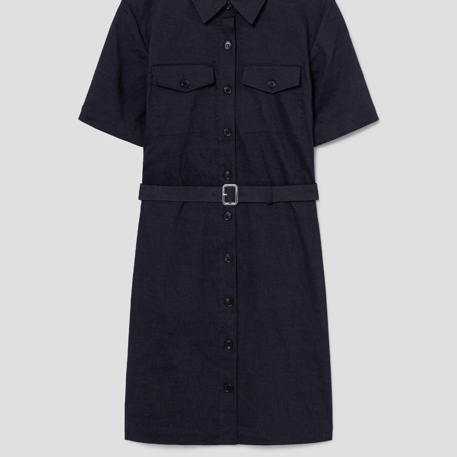 Theory Women Good Crunch Military Pocket Dress - Concord