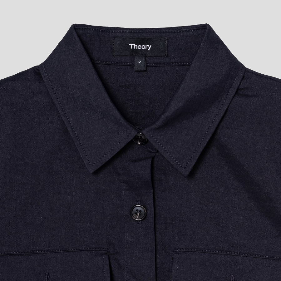 Theory Women Good Crunch Military Pocket Dress - Concord